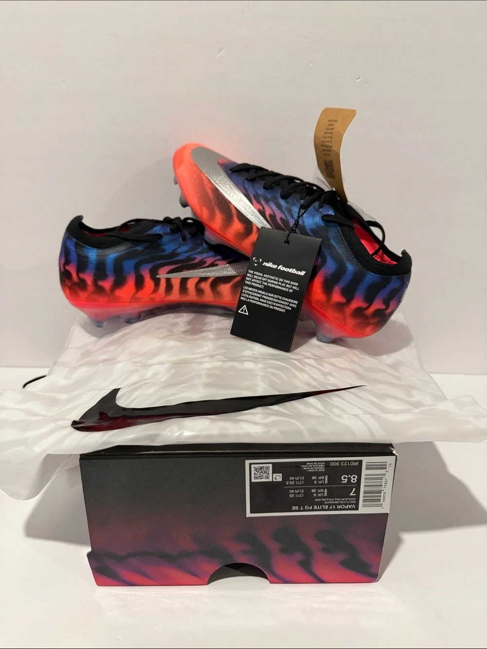 Nike Zoom Mercurial Vapor 17 Elite FG ‘Scorpion World Cup Knockout Stage’ Sz 7